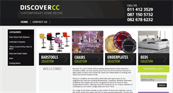 Desktop Screenshot of discovercc.co.za